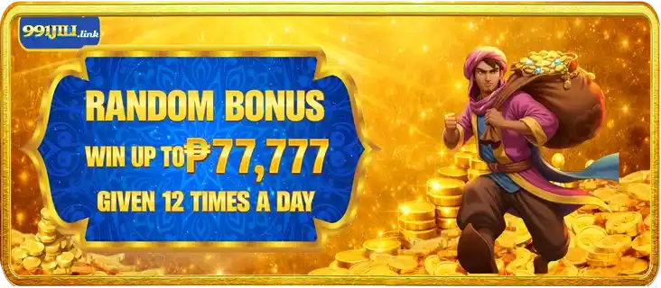 LOL646 app download page highlighting random bonus rewards